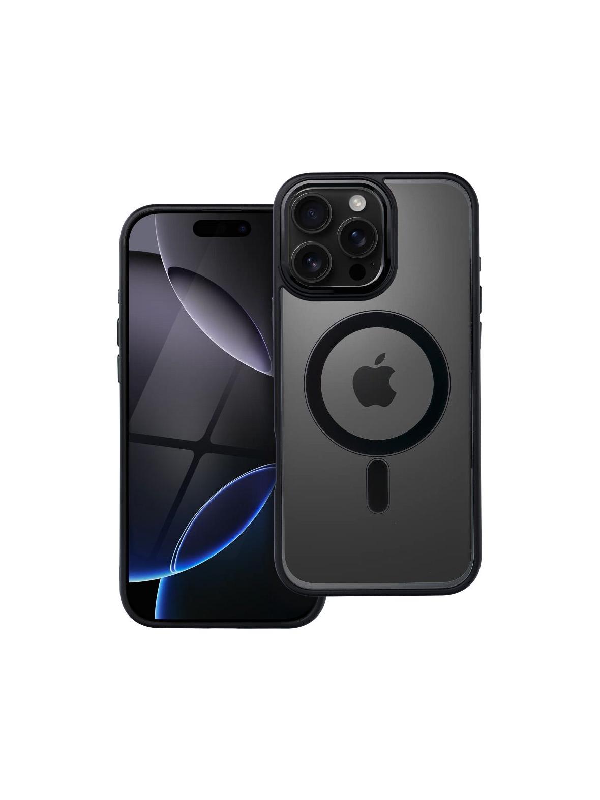 Futerał COLOR EDGE MAG COVER kompatybilny z MagSafe do IPHONE 16 Pro Max czarny