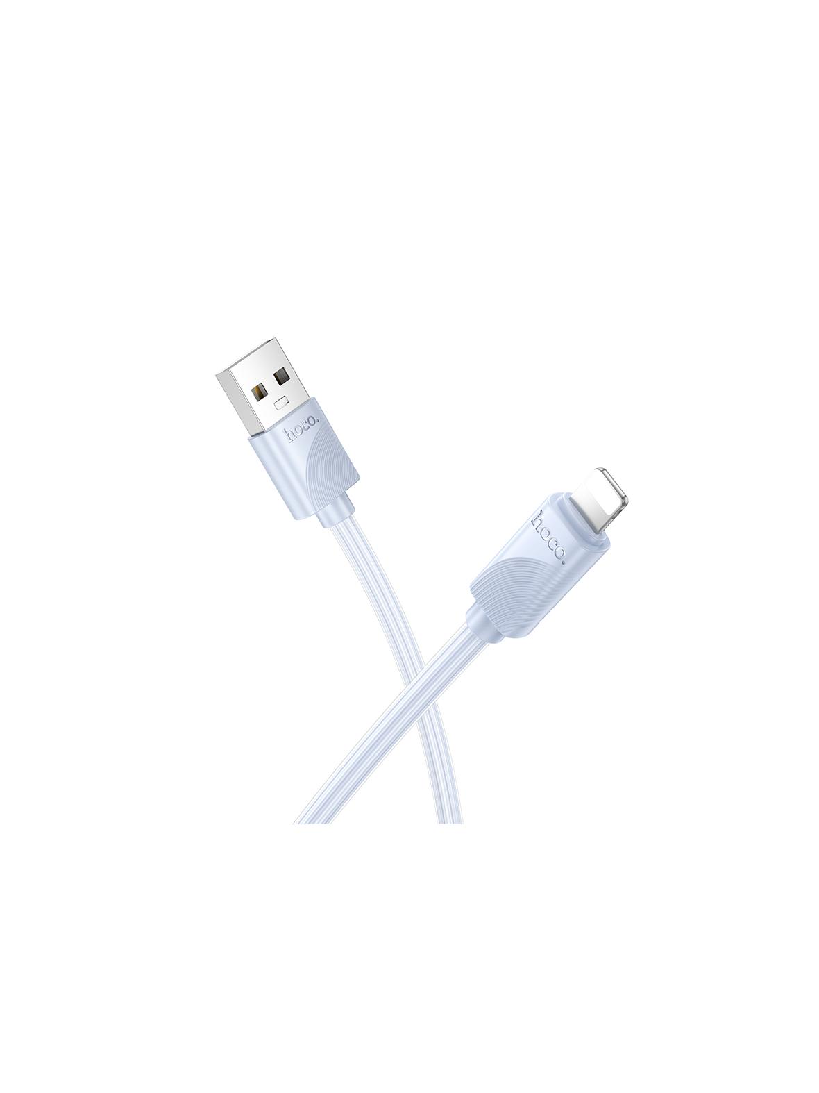 Kabel USB A do Lightning Hoco 2,4A 1 m X114 niebieski