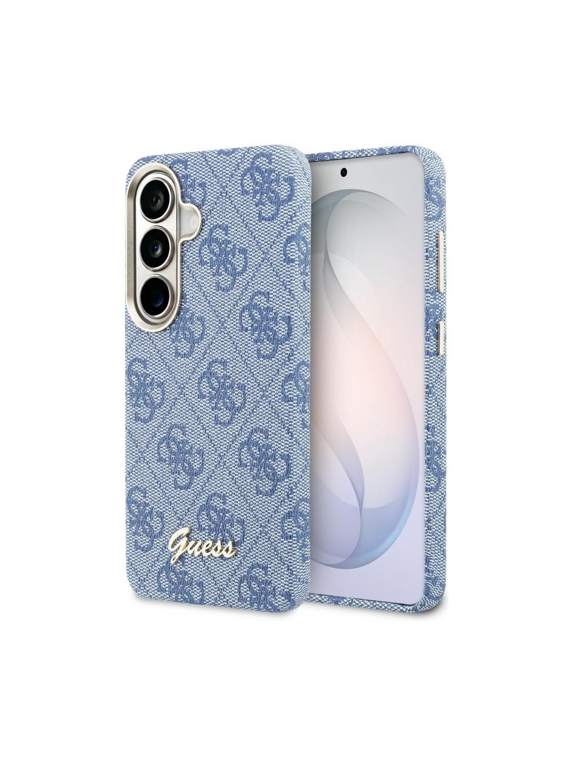 GUESS futerał do SAMSUNG S26 GUHMS26S5P4FWMSB (4G Script MagSafe) niebieski