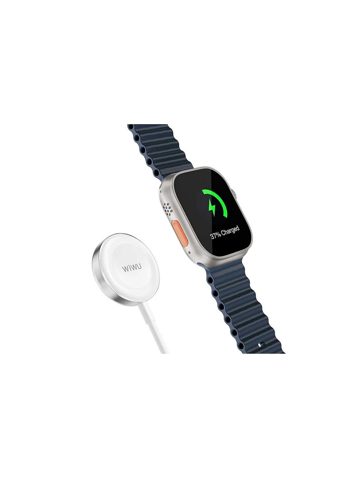 WiWU - Ładowarka bezprzewodowa Wi-M18 do zegarków Apple Watch (aluminiowa obudowa)