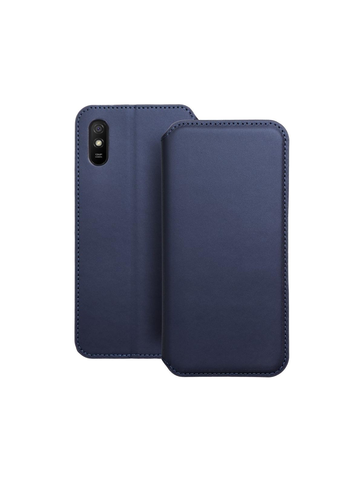 Kabura DUAL POCKET Book do XIAOMI Redmi 9A / 9AT granatowy