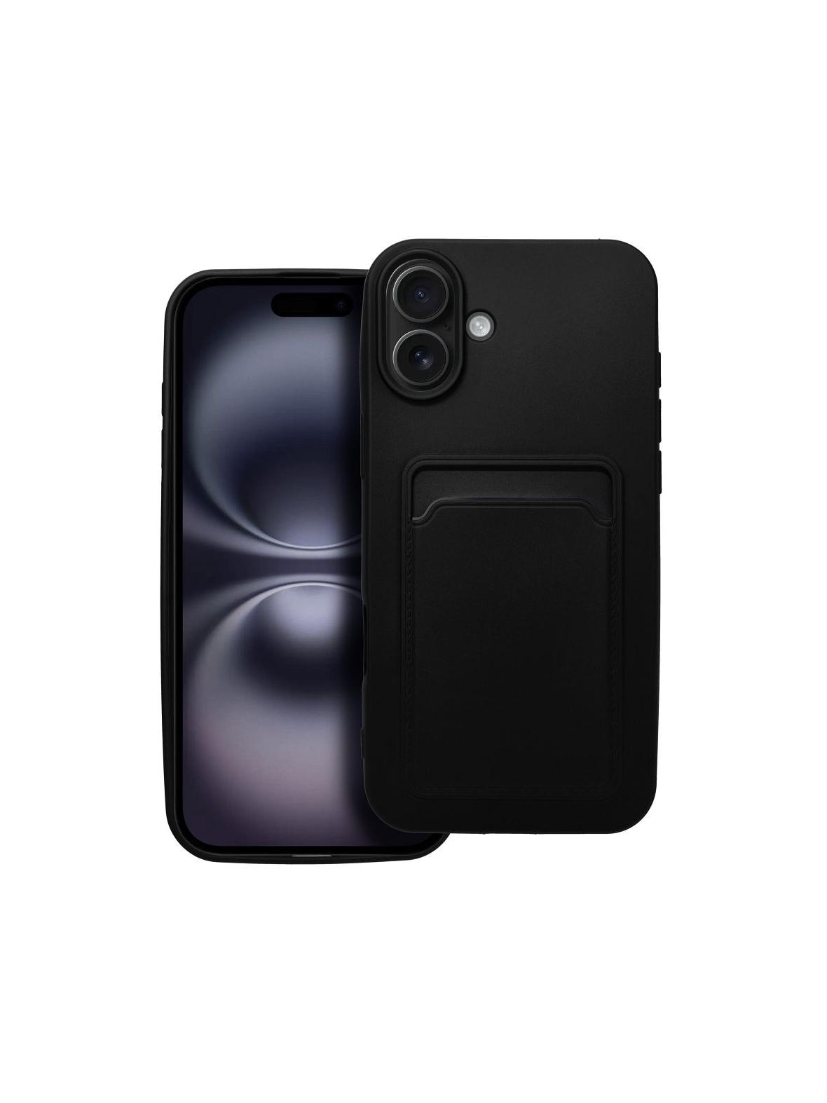 Futerał CARD CASE do IPHONE 16 Plus czarny