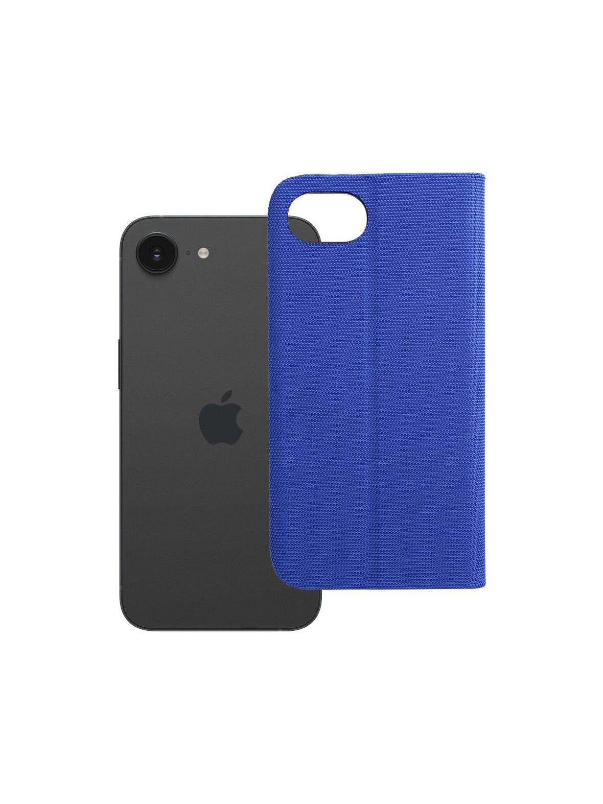 Kabura SENSITIVE Book do IPHONE 16e (SE 4 2025) niebieski