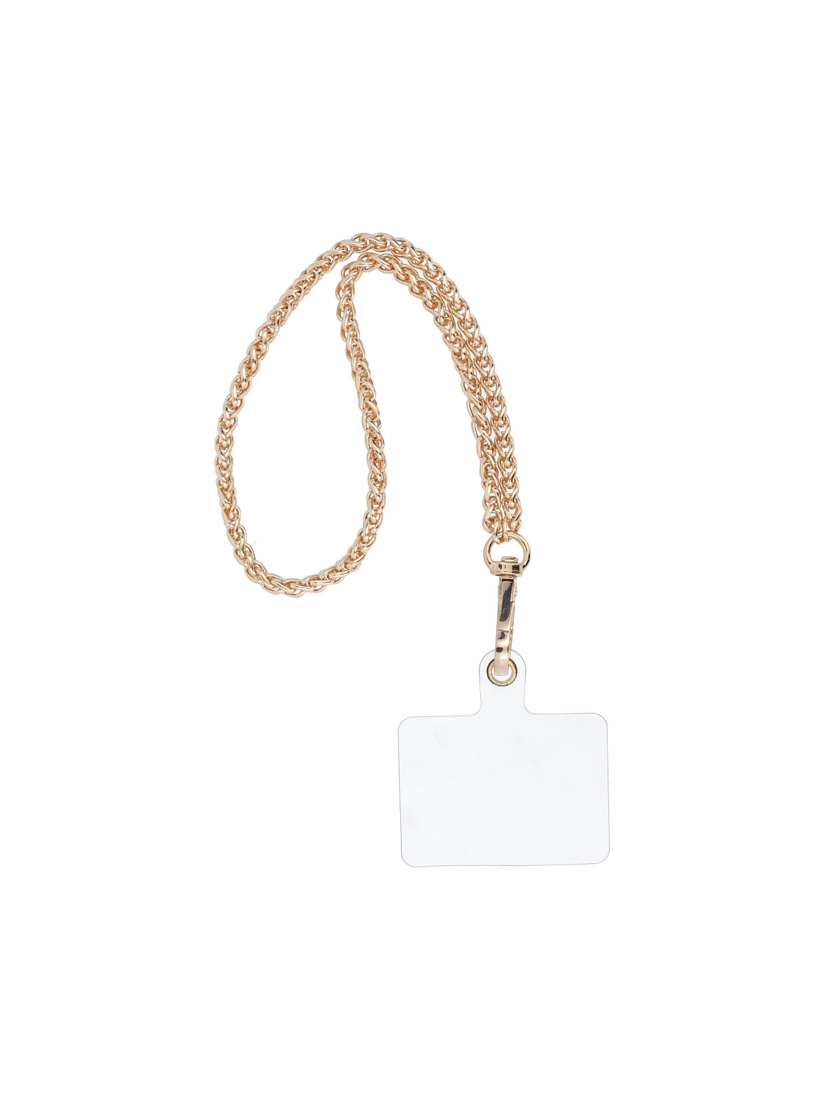 Smycz do telefonu, Zawieszka do telefonu - CHAIN #43 / długość sznura 40cm (20cm w pętli) / na nadgarstek - złoty