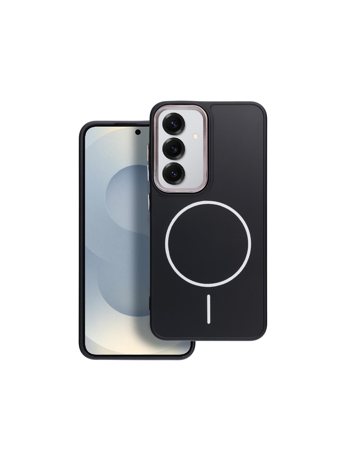 Futerał FRAME MAG COVER kompatybilny z MagSafe do SAMSUNG A56 czarny