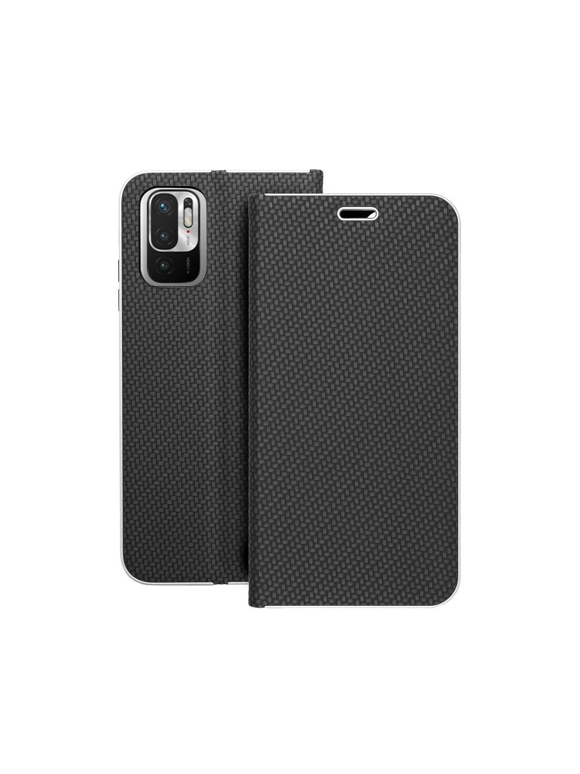 Kabura LUNA Book Carbon do XIAOMI Redmi Note 10 / 10S czarny