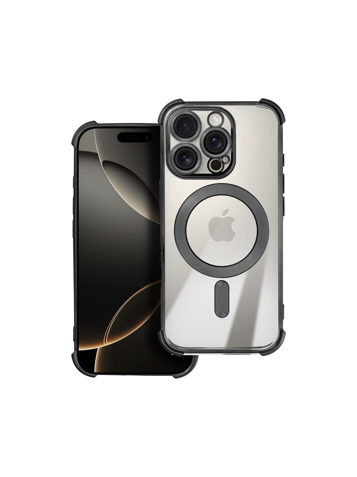 Futerał ANTISHOCK ELECTRO do IPHONE 17 Air kompatybilny z MagSafe czarny