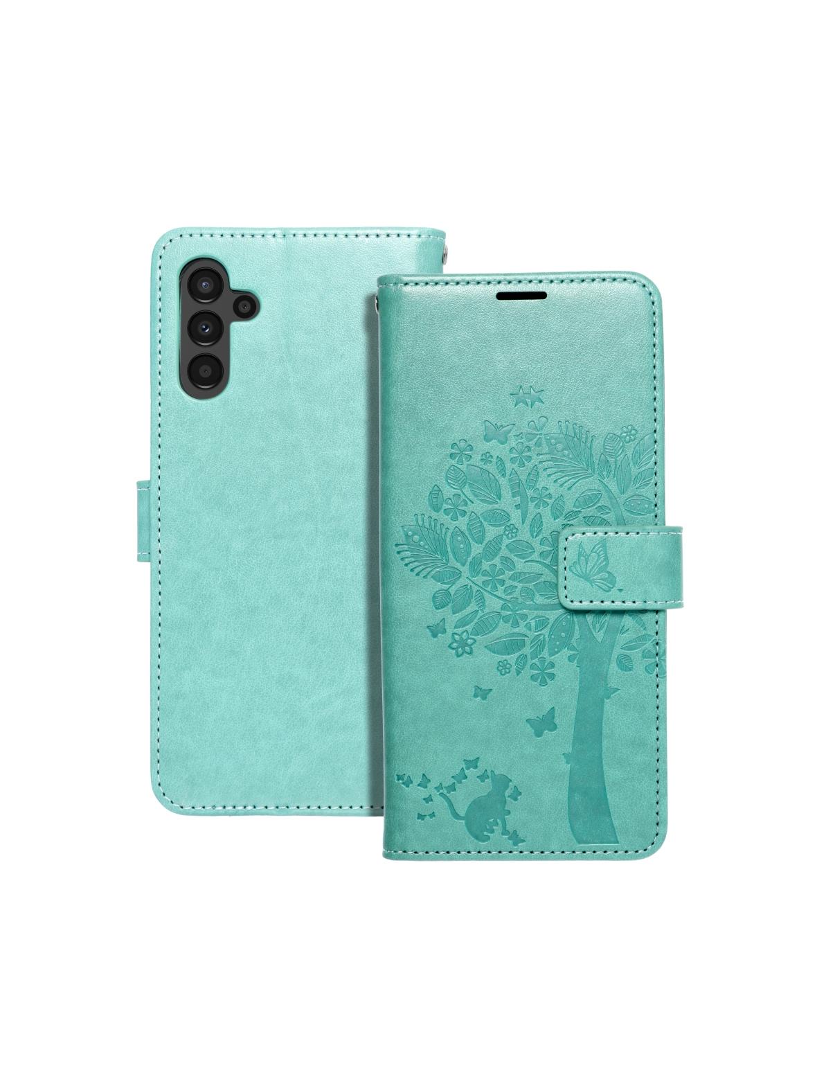 Kabura MEZZO Book do SAMSUNG A13 5G / A04S drzewo zielony