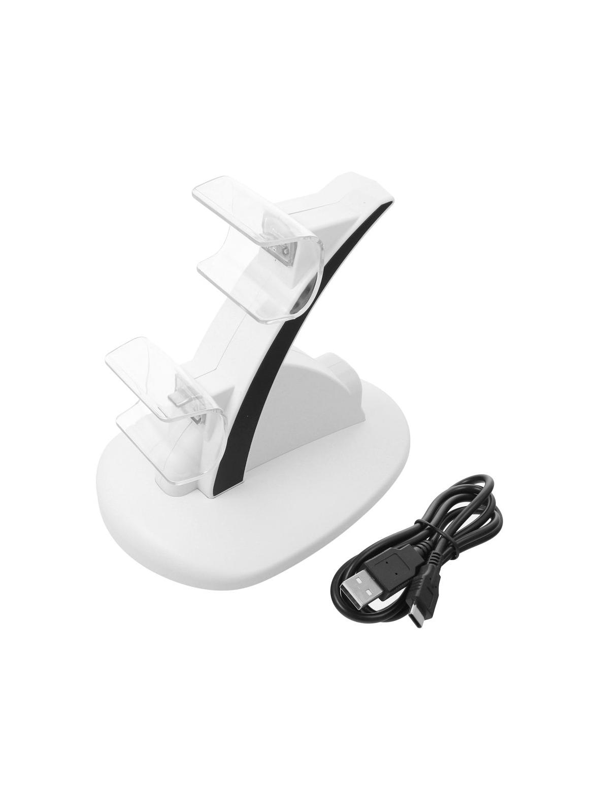 Podwójna stacja ładująca do padów PS5 HBP-253 biała