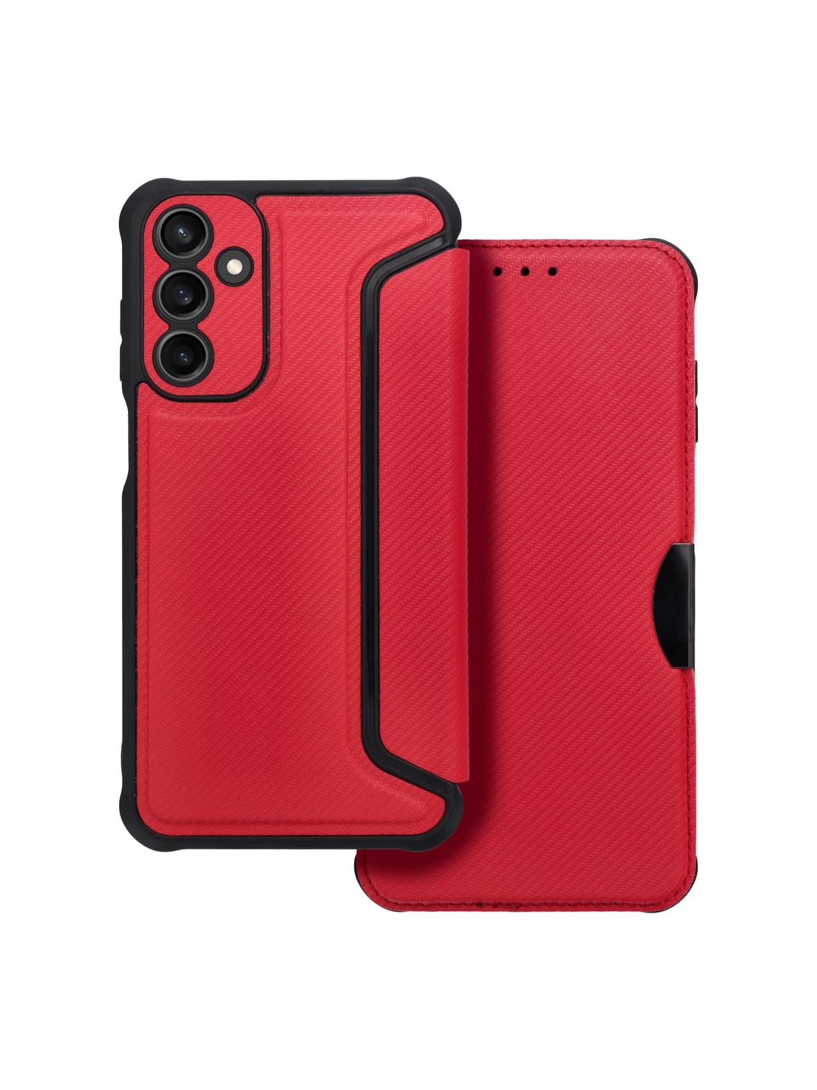 Kabura RAZOR Book do SAMSUNG A15 4G / A15 5G czerwony