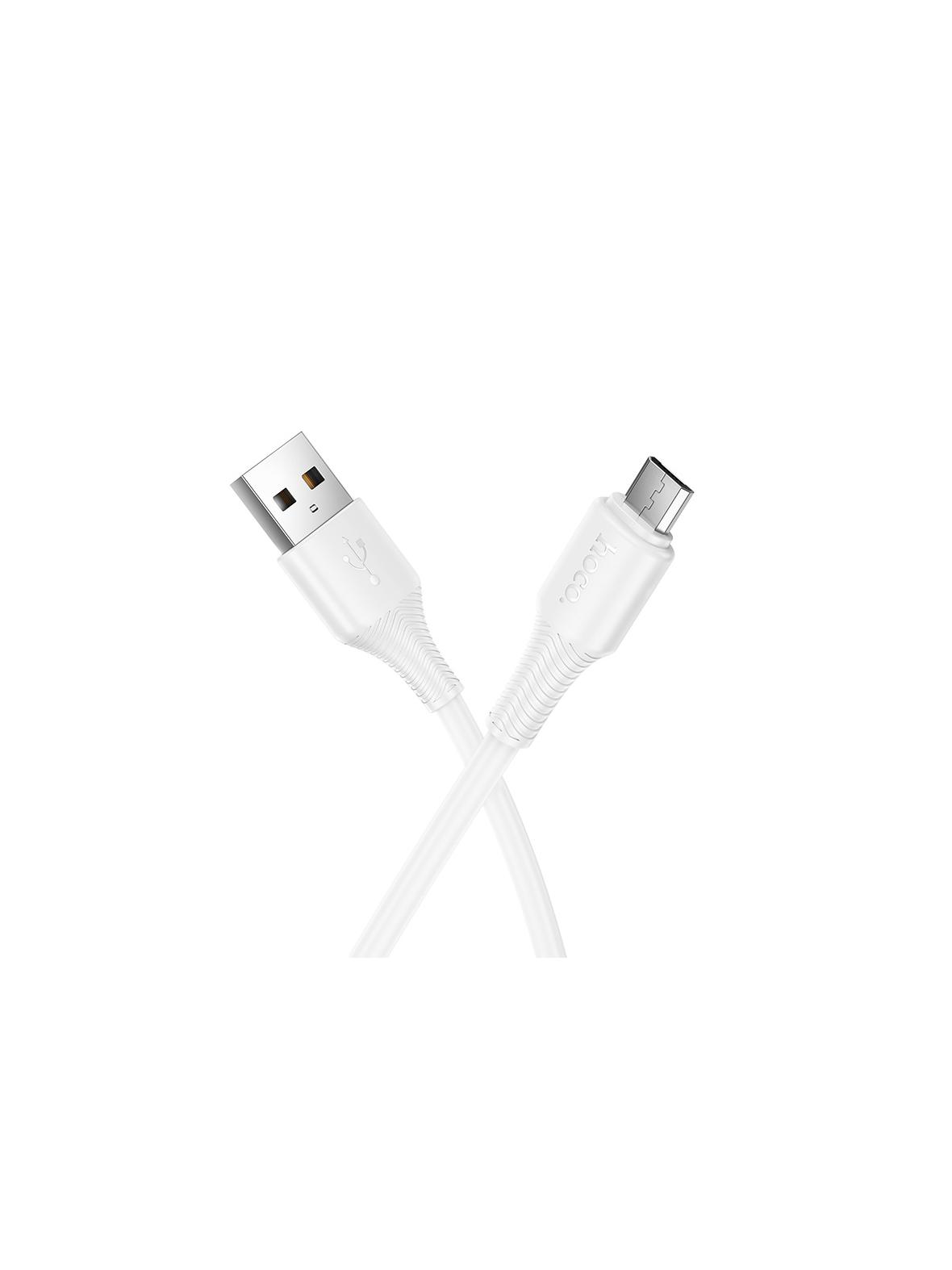 Kabel USB A do Micro USB Hoco 2,4A 1 m X120 biały