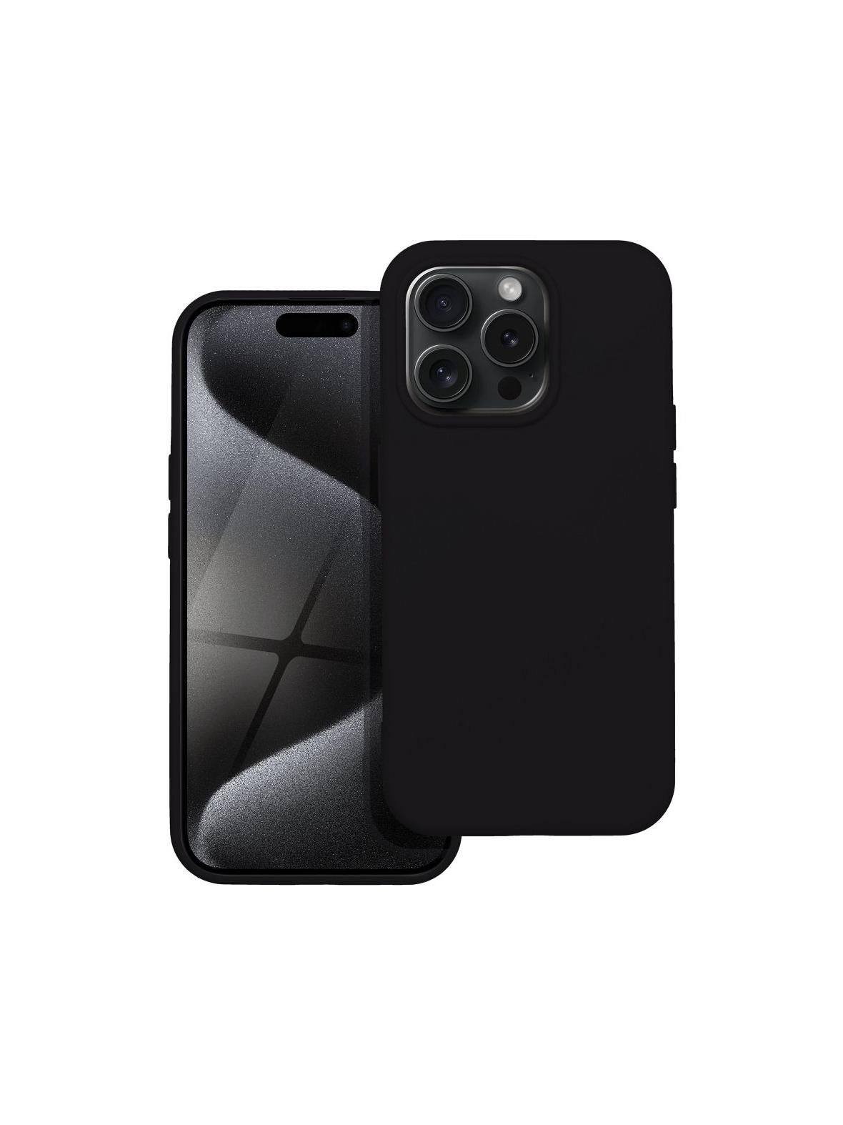 Futerał SILICONE do IPHONE 15 Pro czarny