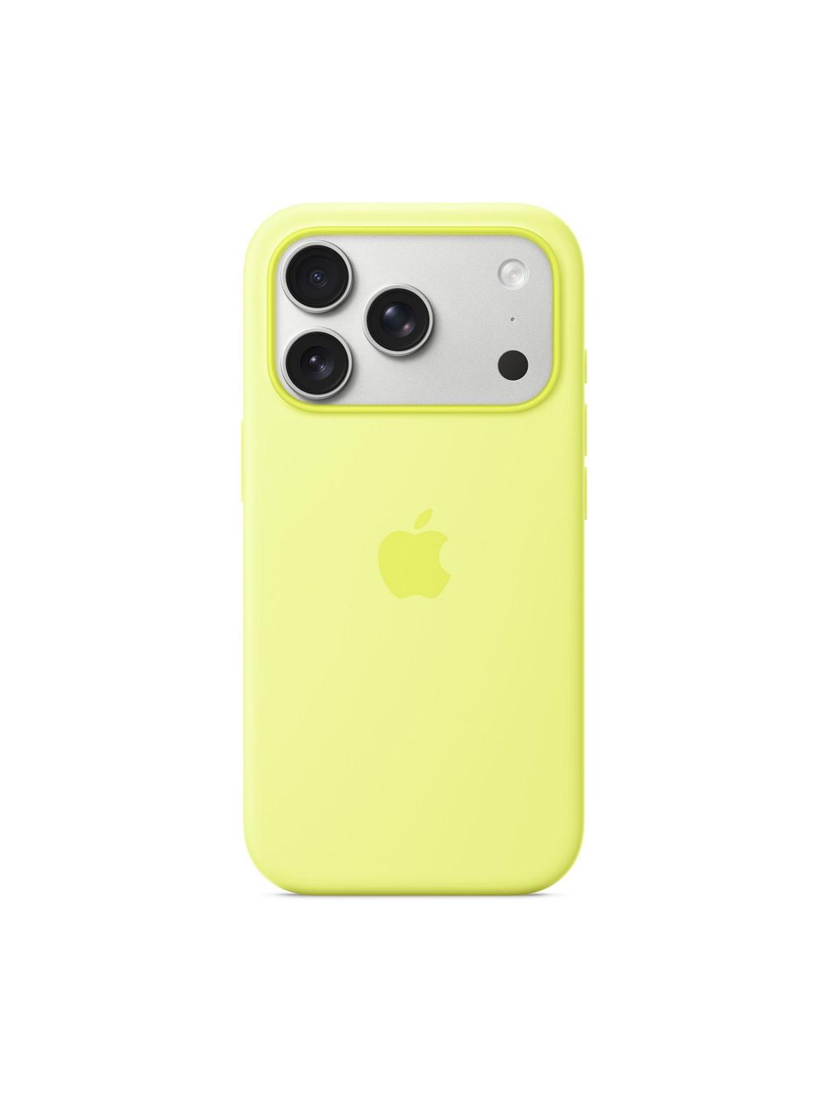 iPhone 17 Pro Silicone Case with MagSafe – Neon Yellow 0INT