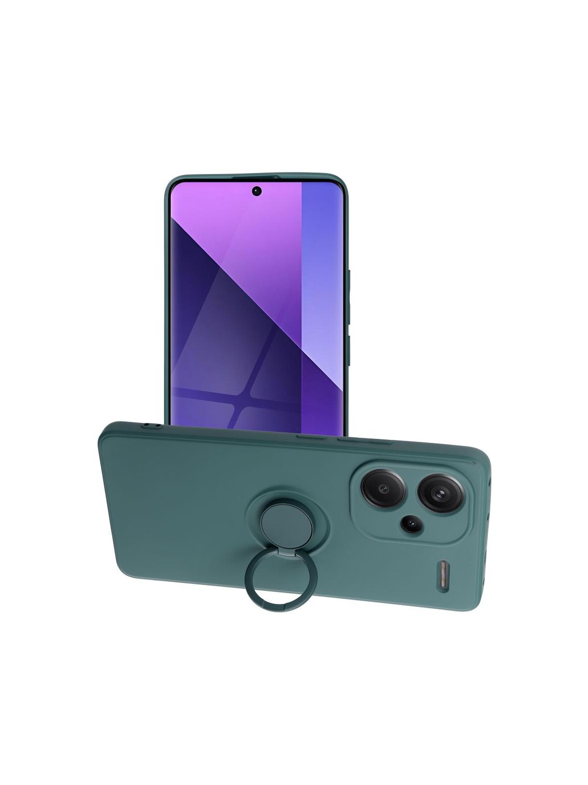 Futerał SILICONE RING do XIAOMI Redmi Note 13 Pro Plus 5G  zielony