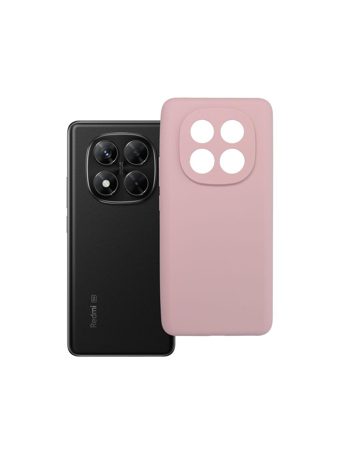 Futerał SILICONE 2mm do XIAOMI REDMI NOTE 14 Pro 5G pudrowy róż