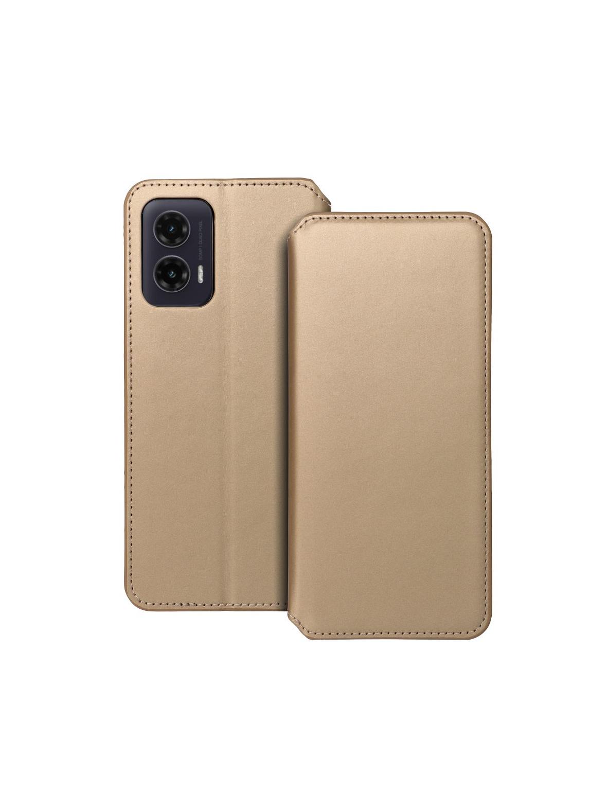 Kabura DUAL POCKET Book do MOTOROLA G35 5G złoty