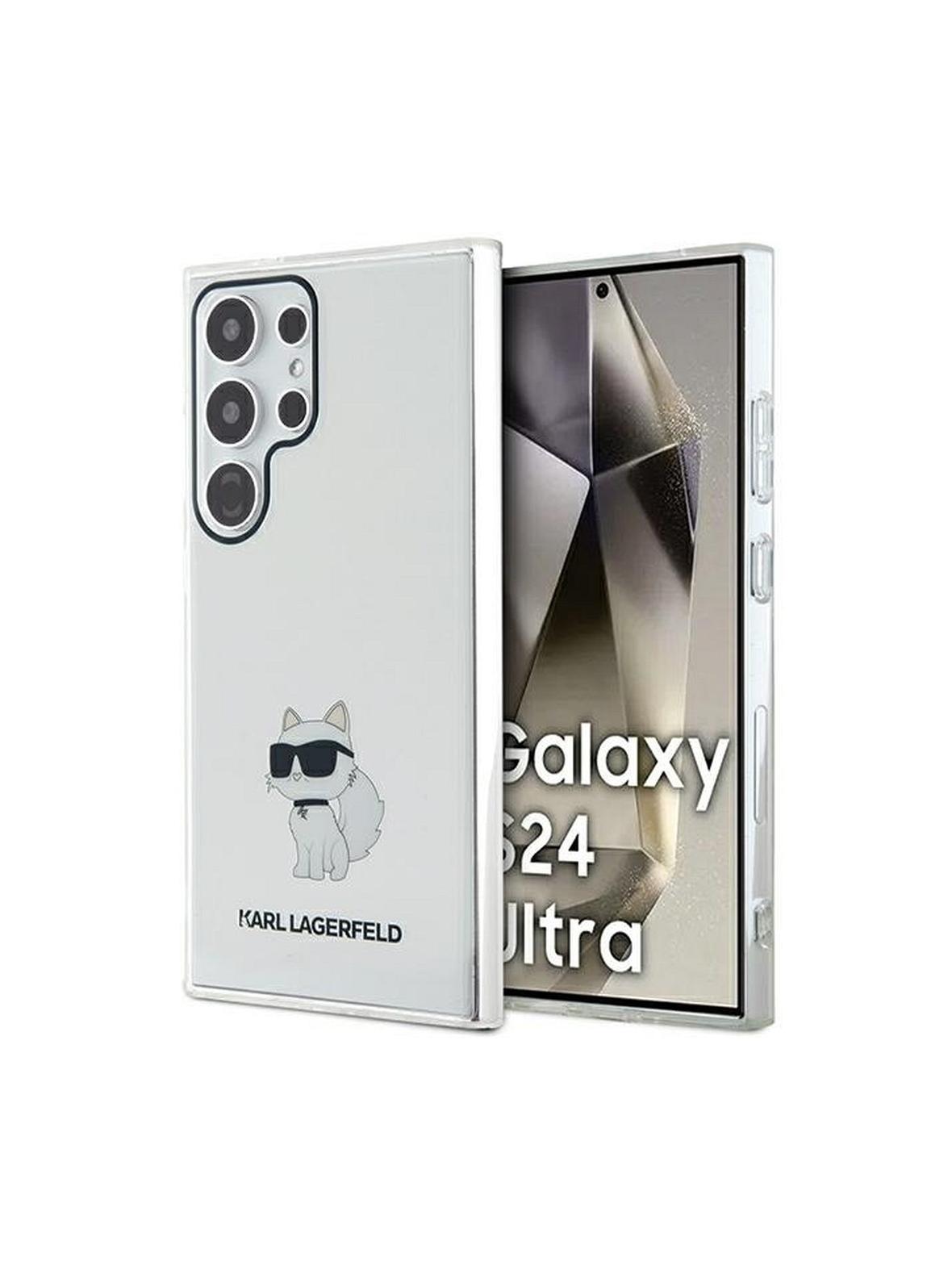 KARL LAGERFELD futerał do SAMSUNG S24 Ultra KLHCS24LHNCHTCT (IML NFT CHOUPETTE) transparentny