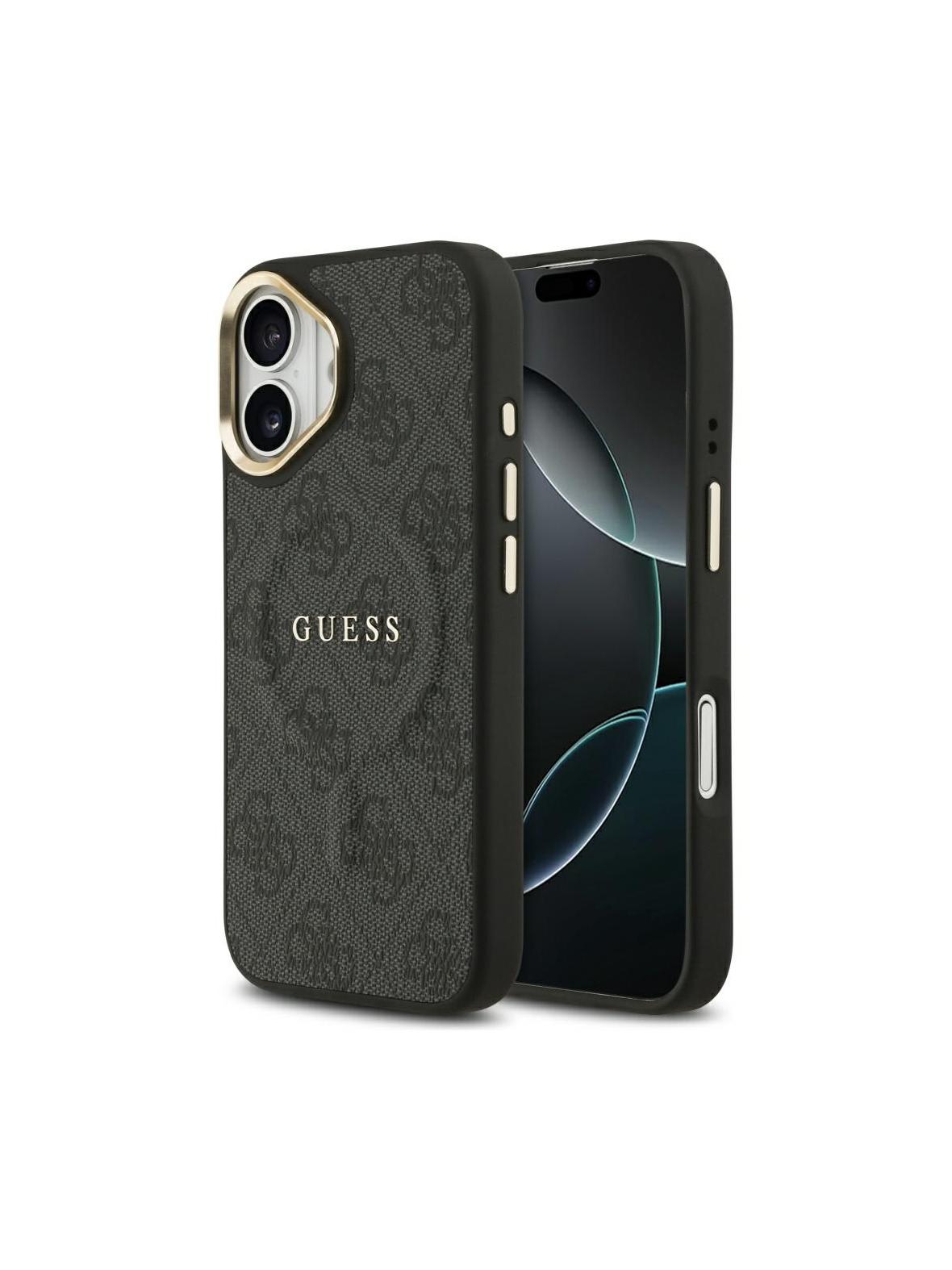 GUESS futerał do IPHONE 17 kompatybilny z MagSafe GUHMP17SP4MSEGCK (PU 4G W/ Classic) czarny