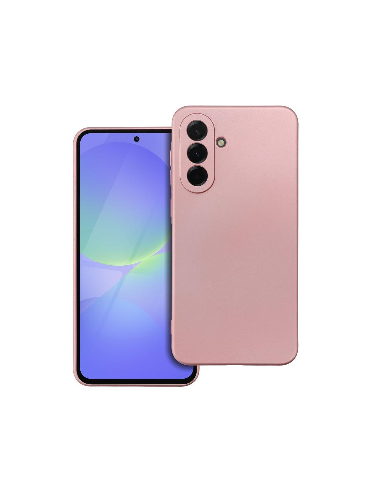 Futerał METALLIC do SAMSUNG A36 5G różowy