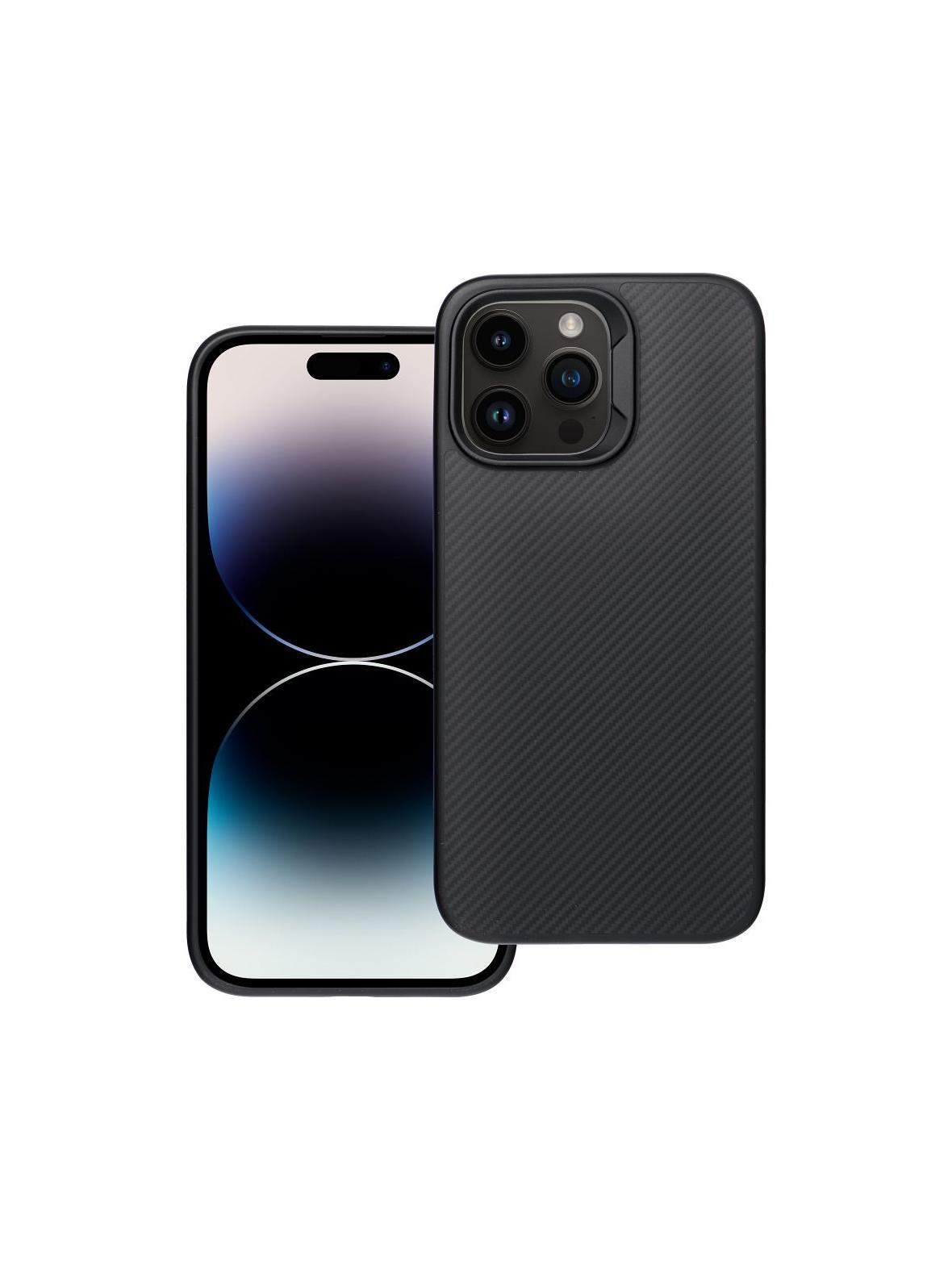 Etui na iPhone 14 PRO MAX Carbon Elite Mag Cover zgodny z MagSafe czarny