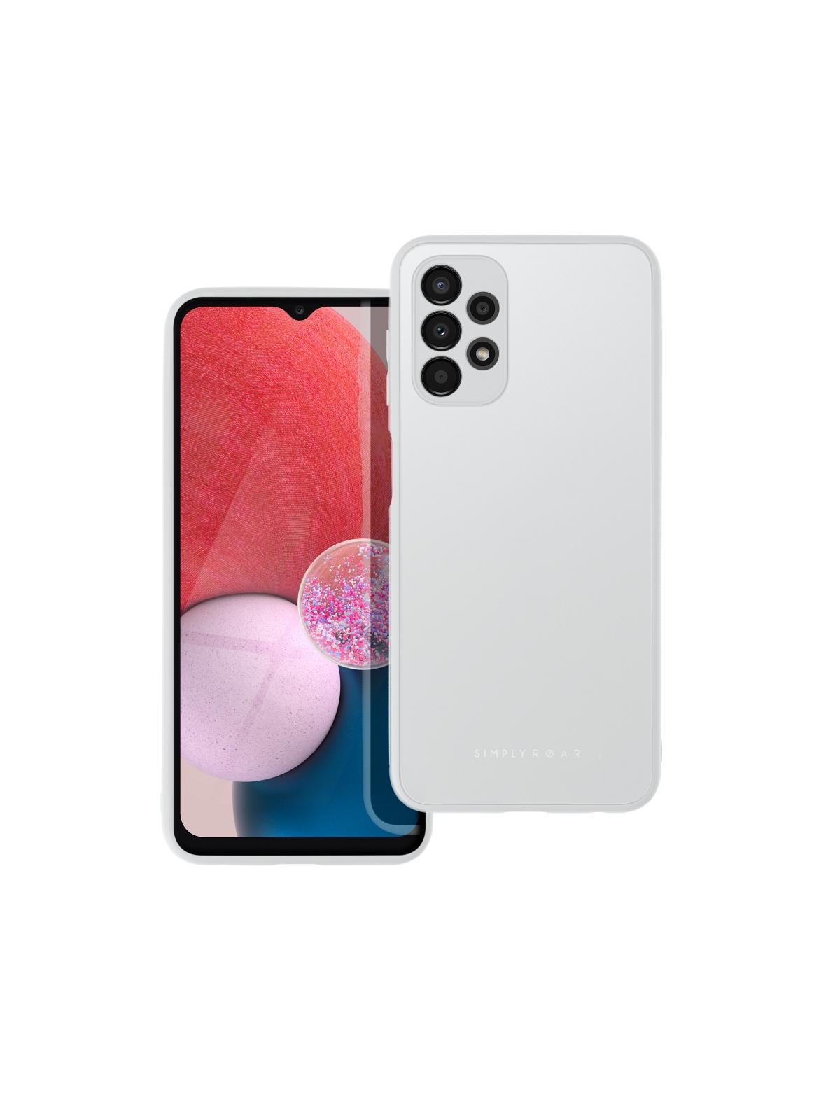 ROAR futerał MATTE GLASS do SAMSUNG A13 4G stalowy