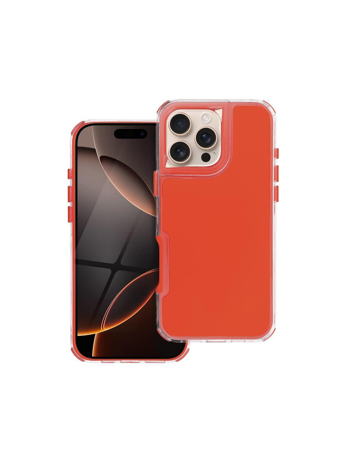 Futerał MATRIX do IPHONE 16 Pro Max pomarańczowy