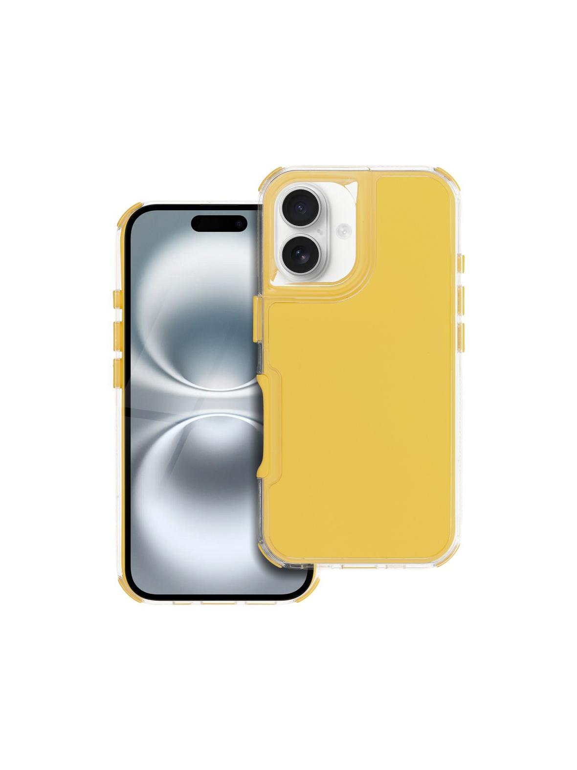 Futerał MATRIX do IPHONE 16 żółty