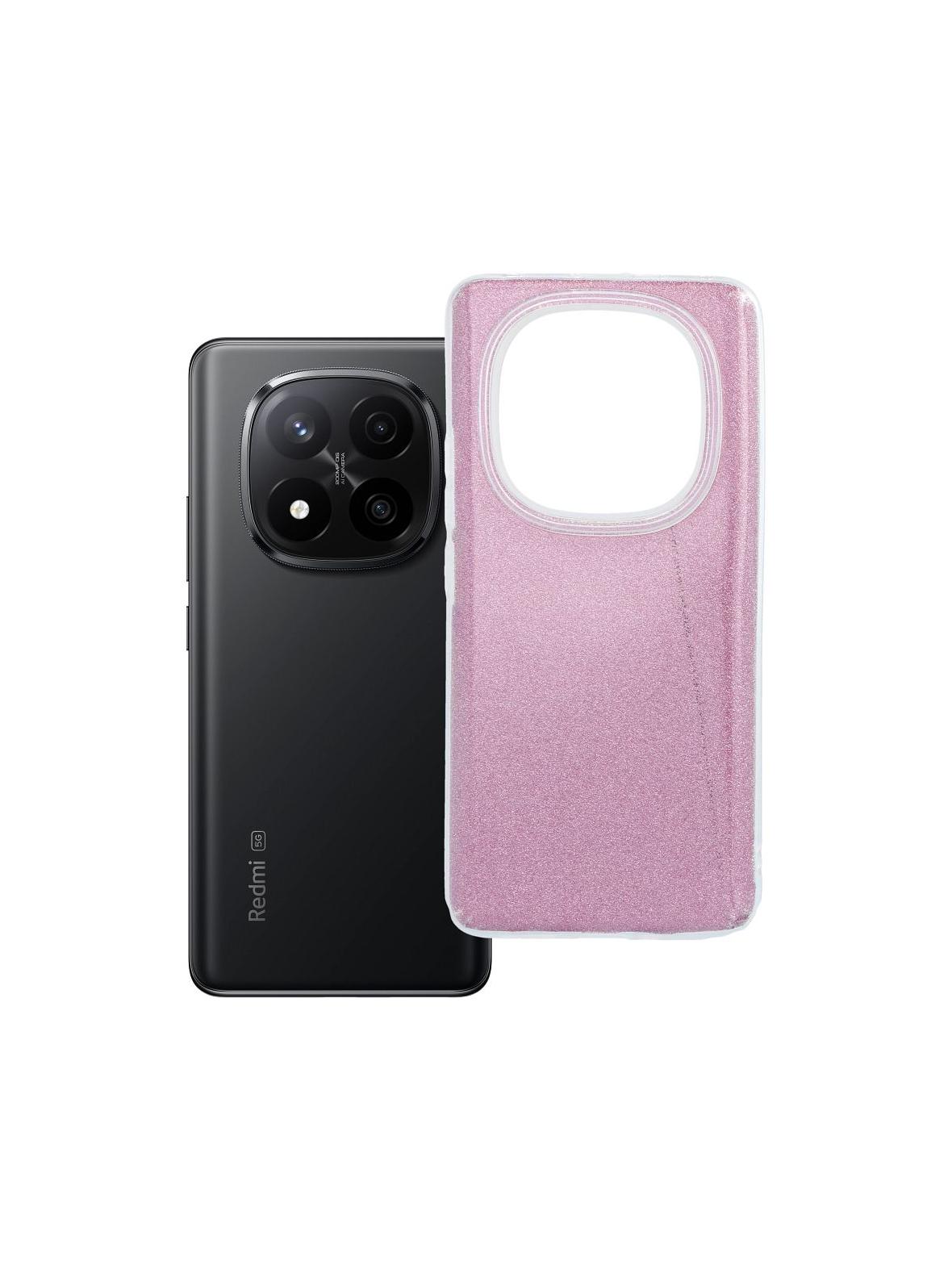 Futerał do Xiaomi Redmi NOTE 14 PRO PLUS 5G Shining różowy