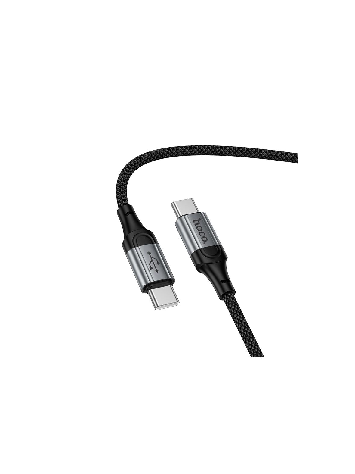 Kabel USB C do USB C Hoco PD 60W 1,5 m X121 czarny