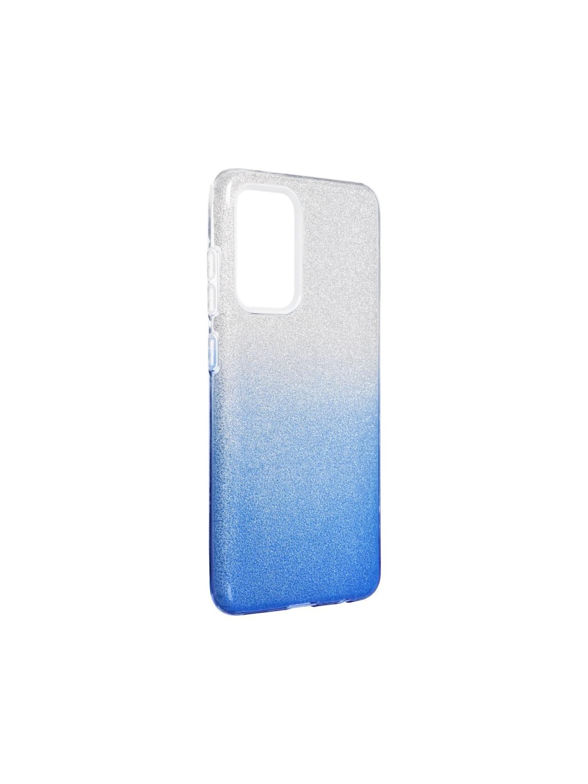 Futerał SHINING do SAMSUNG A52 5G / A52 LTE ( 4G ) / A52S transparentny niebieski