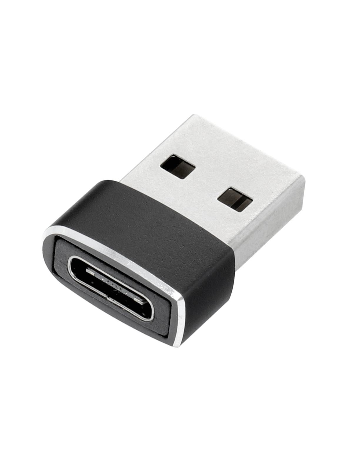 Adapter Typ C (żeński) do USB A (męski) czarny