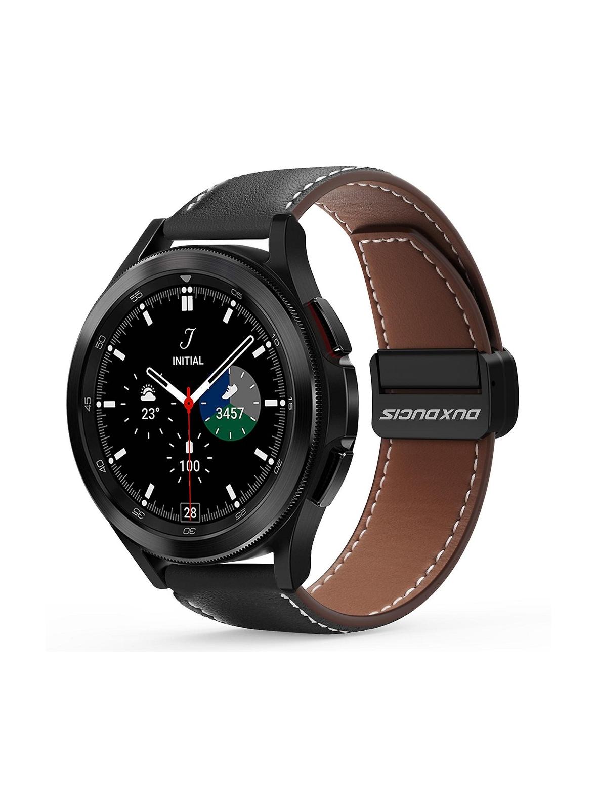 DUX DUCIS pasek YA skórzany 20 mm czarny