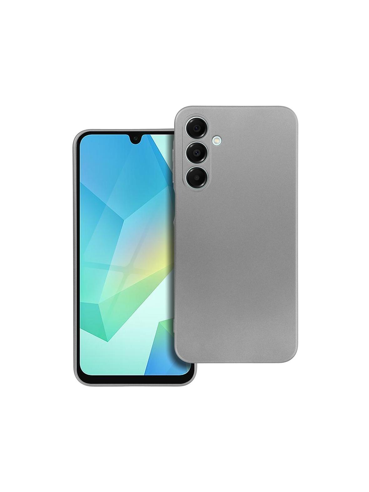 Futerał METALLIC do SAMSUNG A16 5G / A16 4G szary