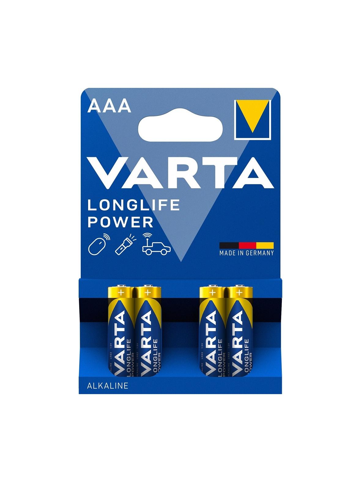 VARTA bateria alkaliczna R3 (AAA) Longlife Power 4 szt