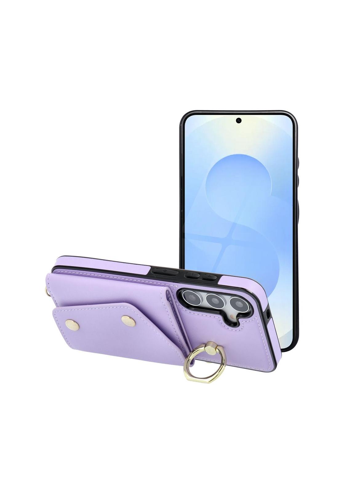 Futerał portfel WONDER dla SAMSUNG A56 5G liliowy