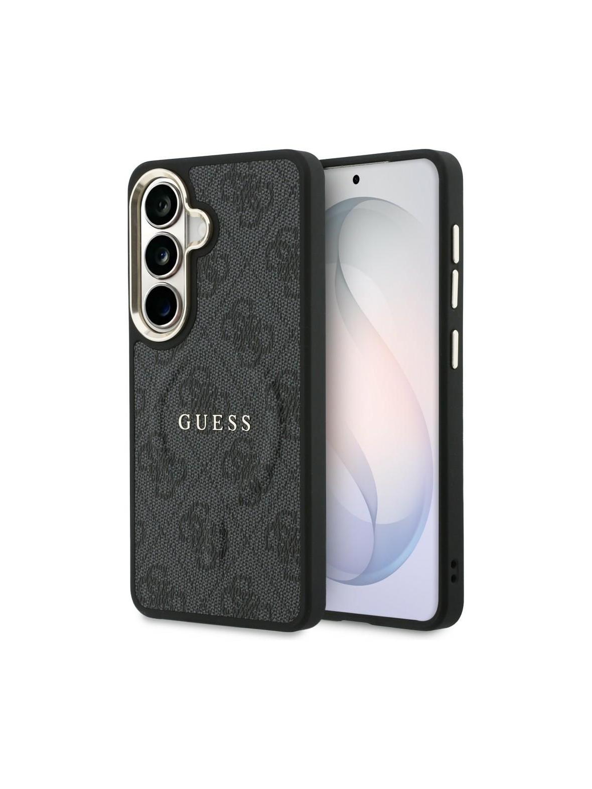 GUESS futerał do SAMSUNG S26 GUHMS26SP4MSEGCK (4G Embossed Ring MagSafe) czarny