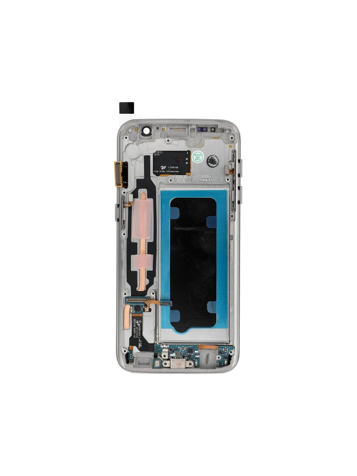 FixCell wyświetlacz LCD do SAMSUNG S7 z ramką złoty (odnowiony)