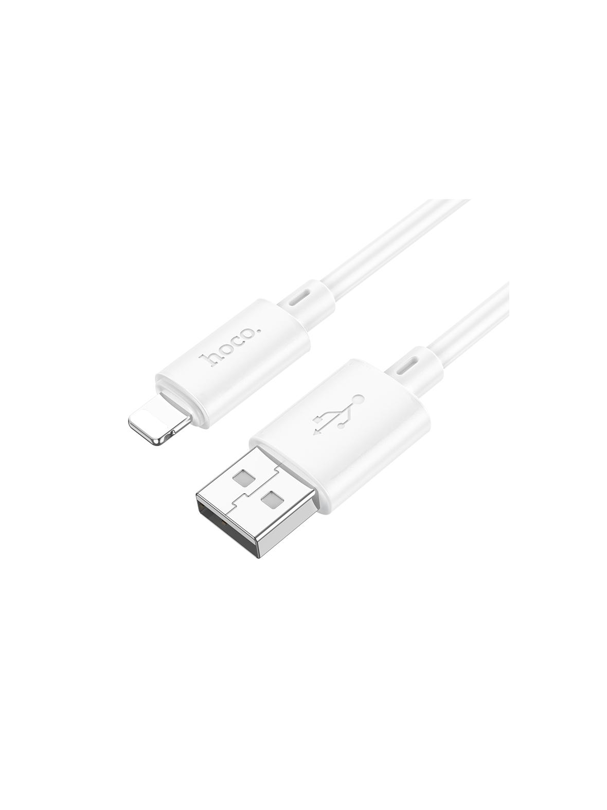 Kabel USB A do Lightning Hoco 2,4A 2 m X88 biały