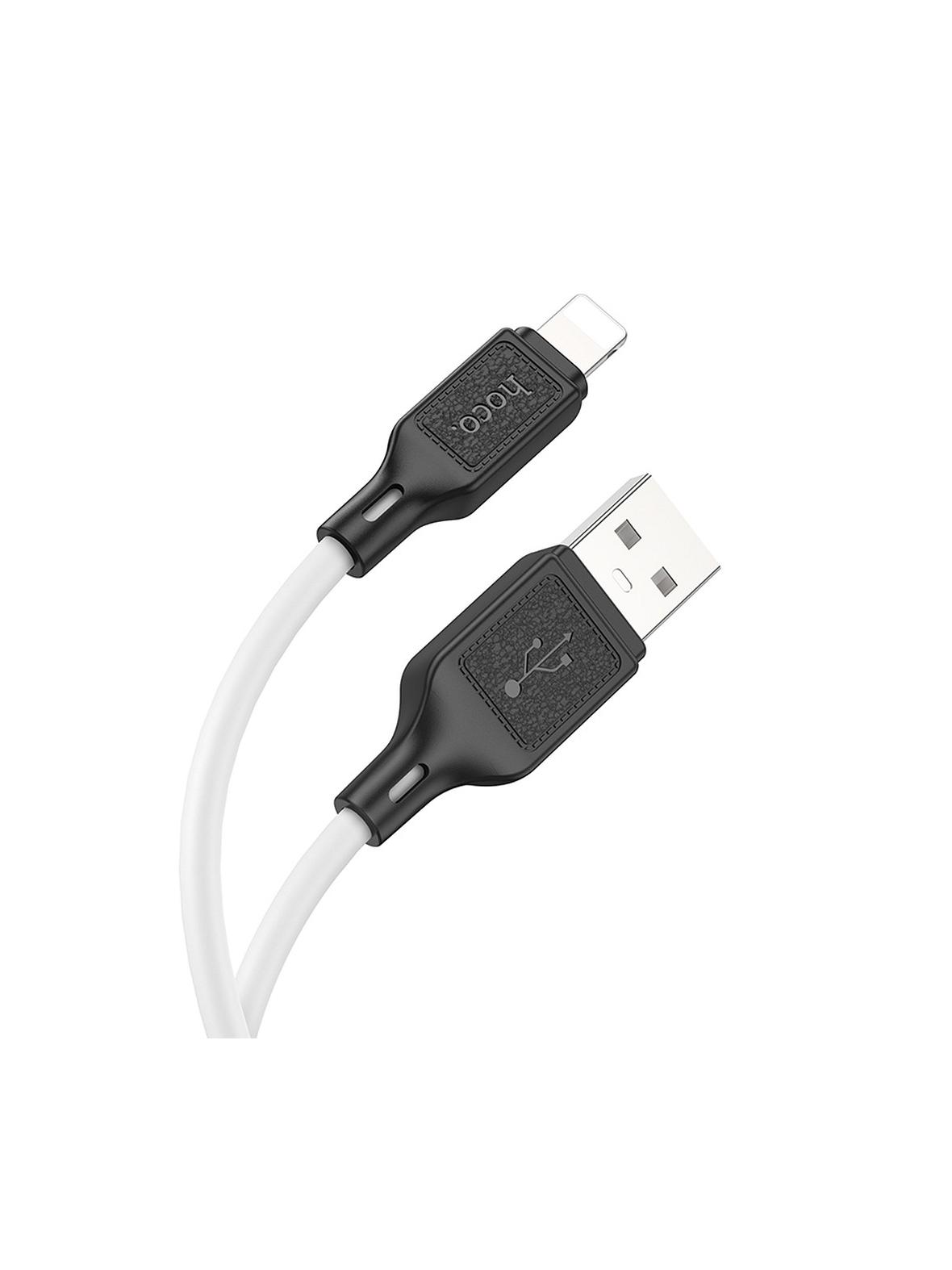 Kabel USB A do Lightning Hoco 2,4A 1 m X90 biały