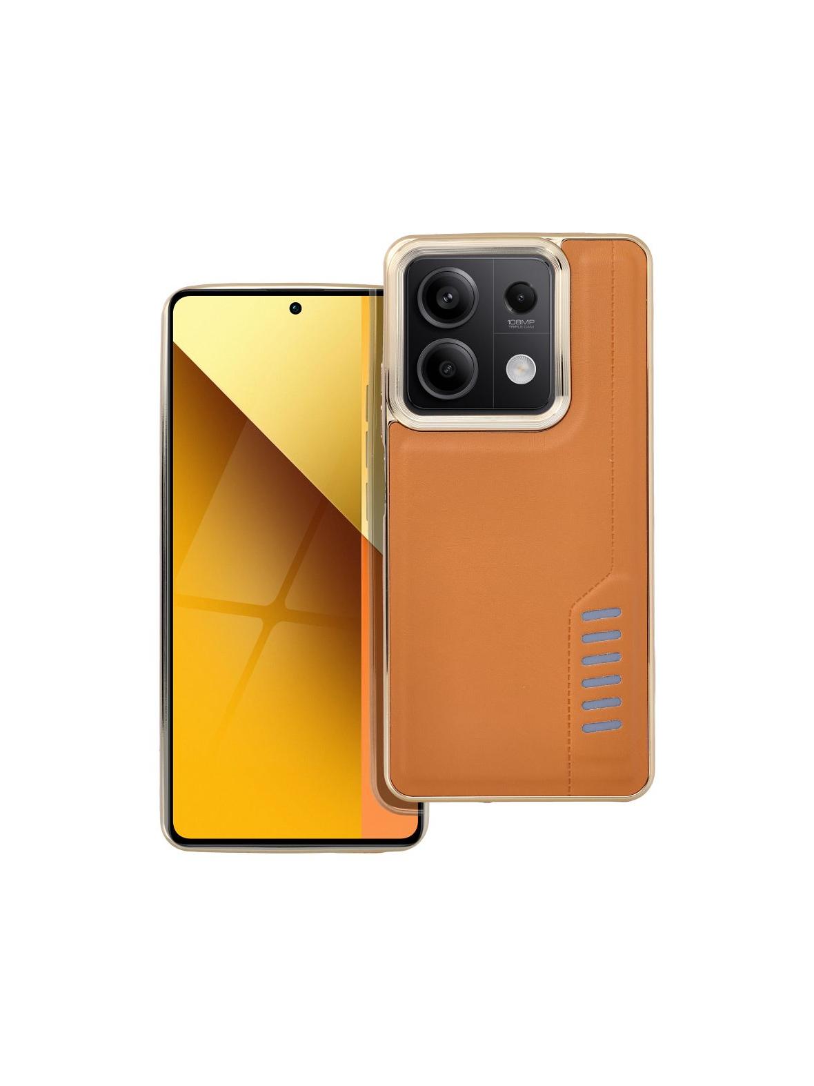 Futerał MILANO do XIAOMI Redmi Note 13 5G brązowy