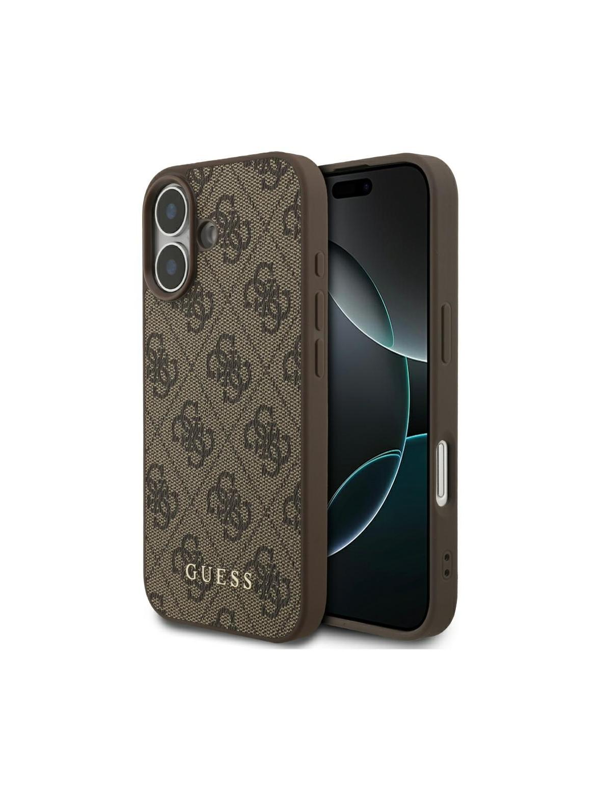 GUESS futerał do IPHONE 17 GUHCP17SG4GFBR (PU 4G Classic) brązowy