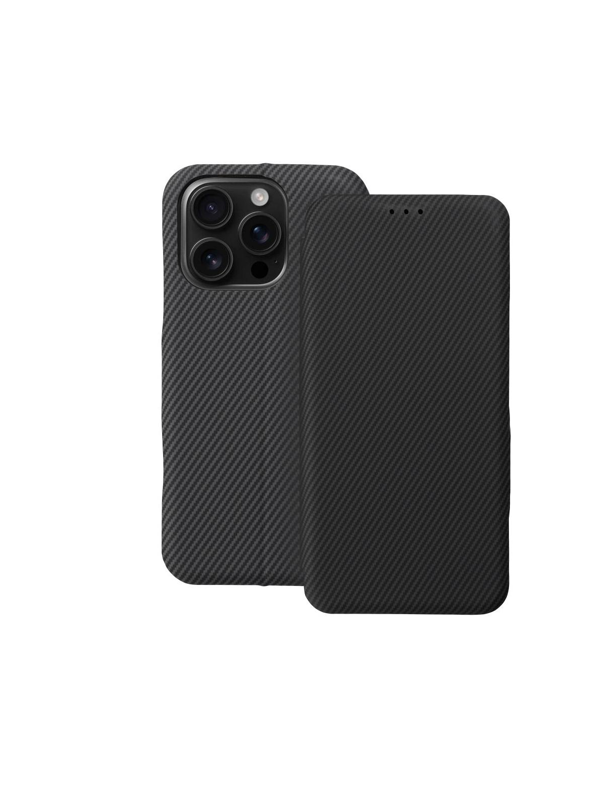 Kabura FOLIO Side Magnet do IPHONE 16 PRO szary