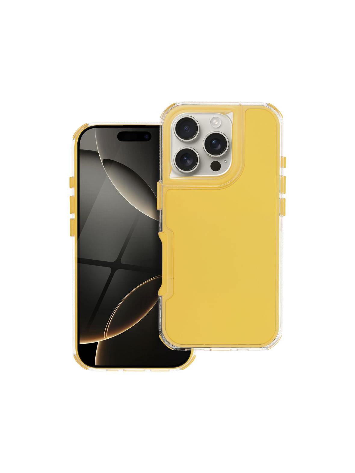 Futerał MATRIX do IPHONE 16 Pro żółty