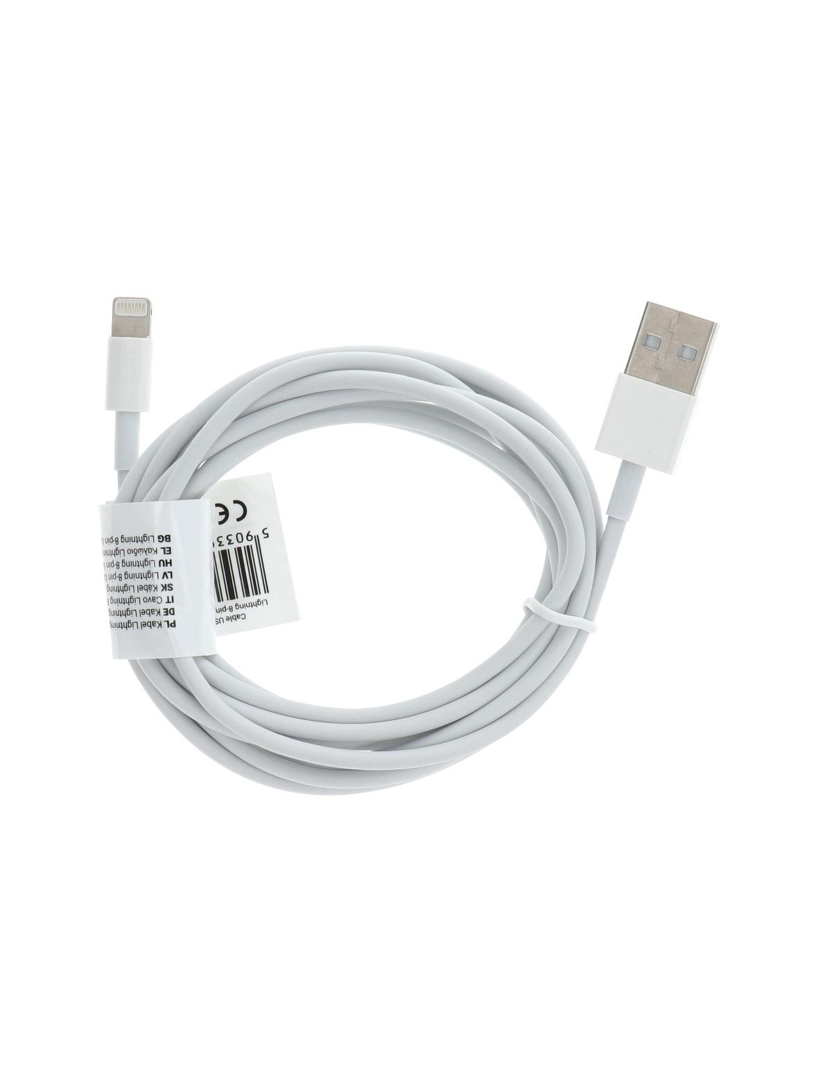 Kabel USB A do Lightning C602 2 m biały
