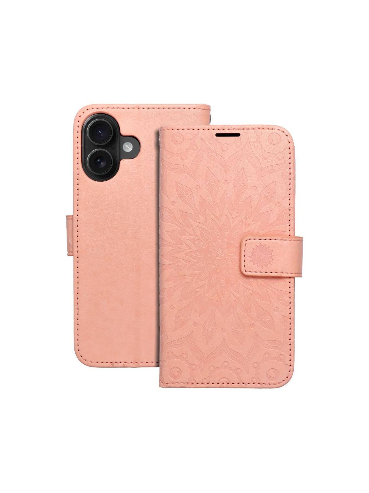Kabura MEZZO Book do IPHONE 16 mandala peach fuzz