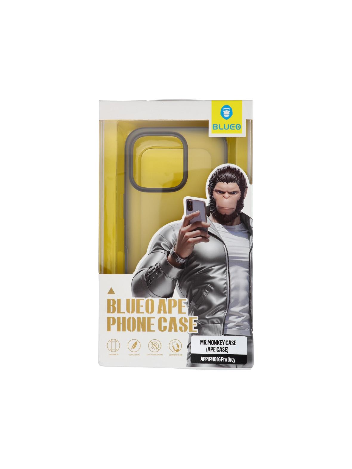 BLUEO APE Phone Case - Apple iPhone 16 Pro szary