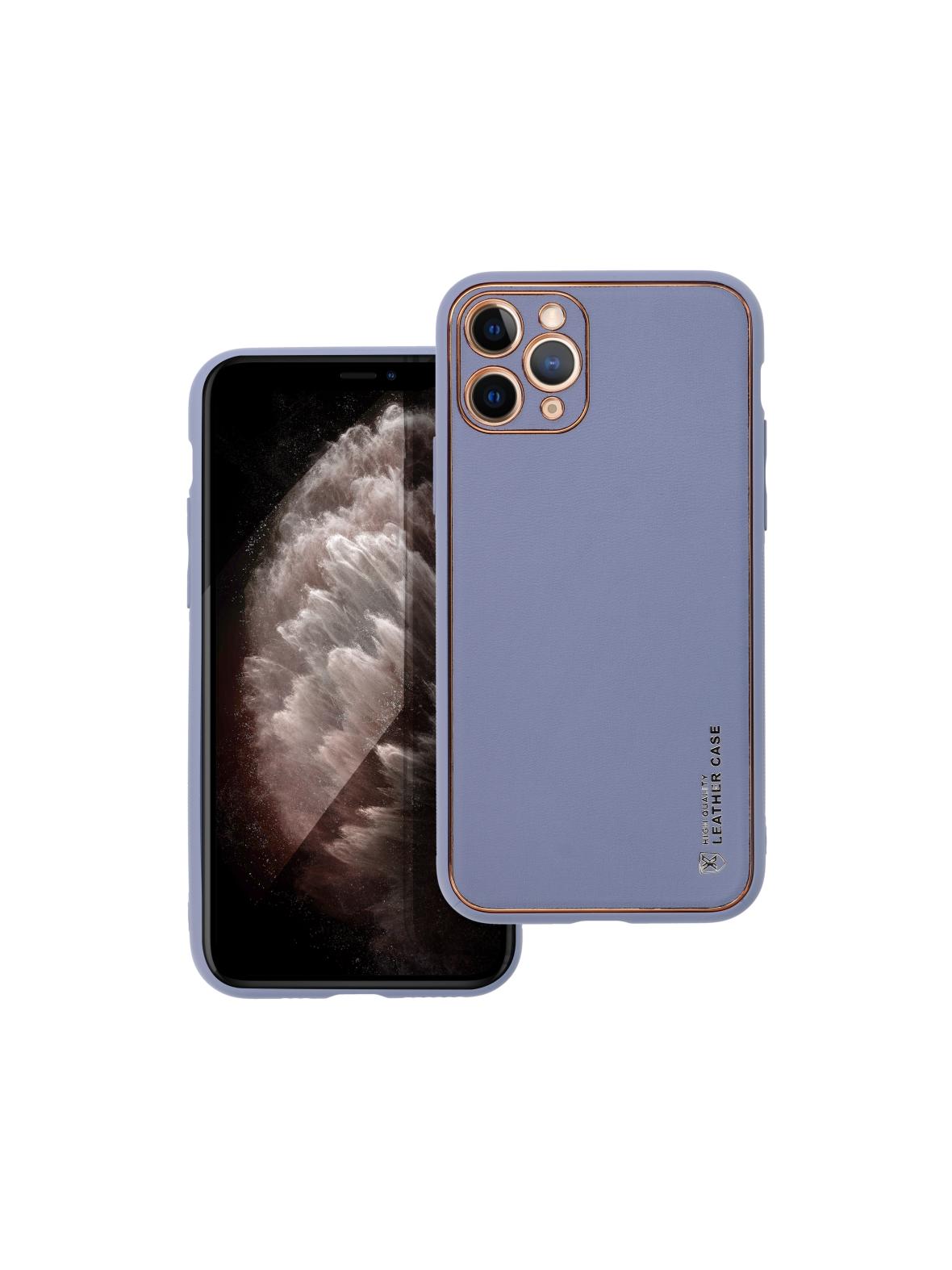 Futerał LEATHER CASE skórzany do IPHONE 11 Pro niebieski