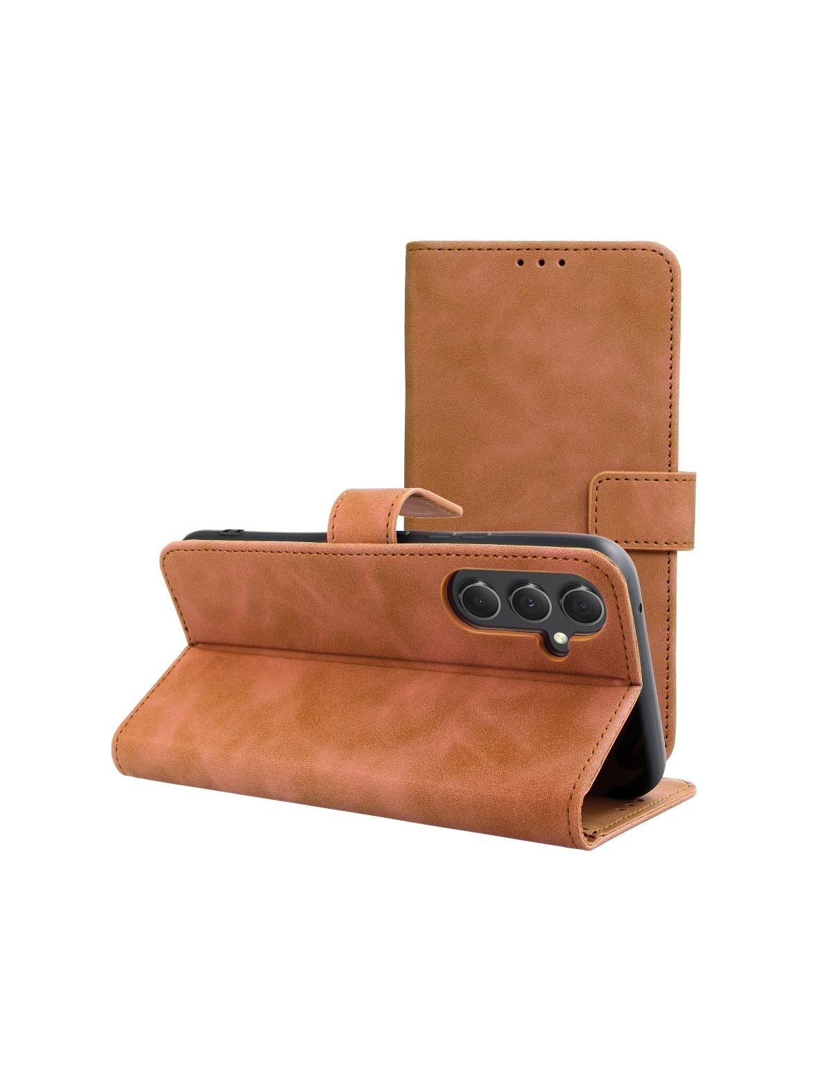 Kabura TENDER Book do SAMSUNG A54 5G brązowy