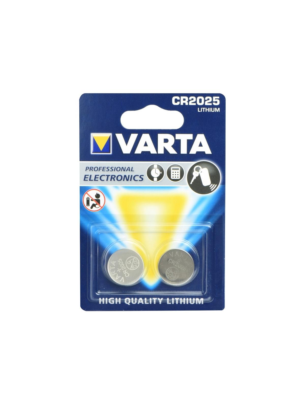 VARTA bateria litowa CR2025 3V 2 szt