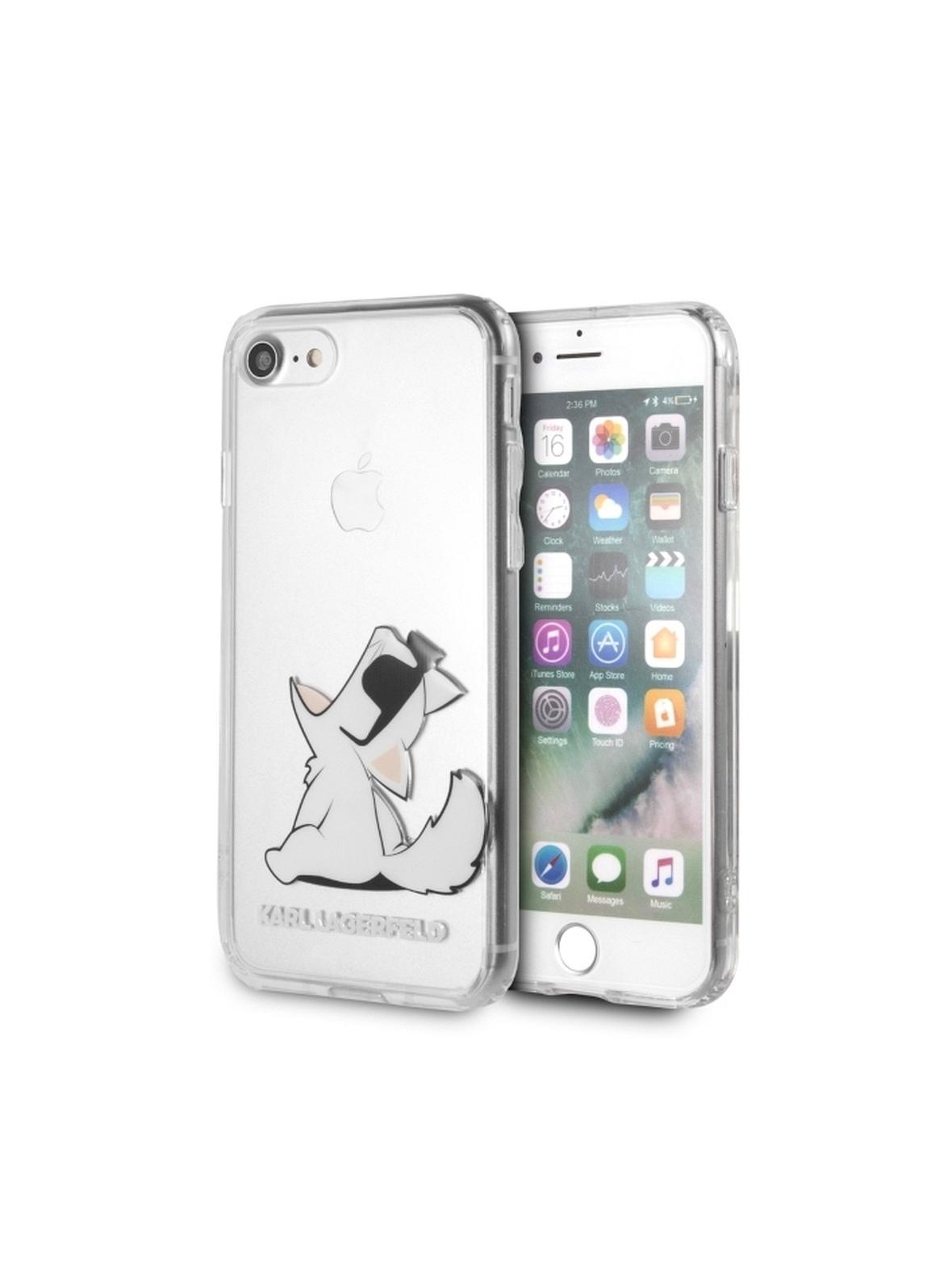 KARL LAGERFELD futerał do IPHONE 7 / 8  KLHCI8CFNRC transparentny